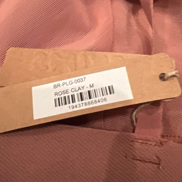 Skims Rose Clay Plunge Brand-Embroidered Stretch-Cotton Bra Medium (no tags) - Picture 7 of 8